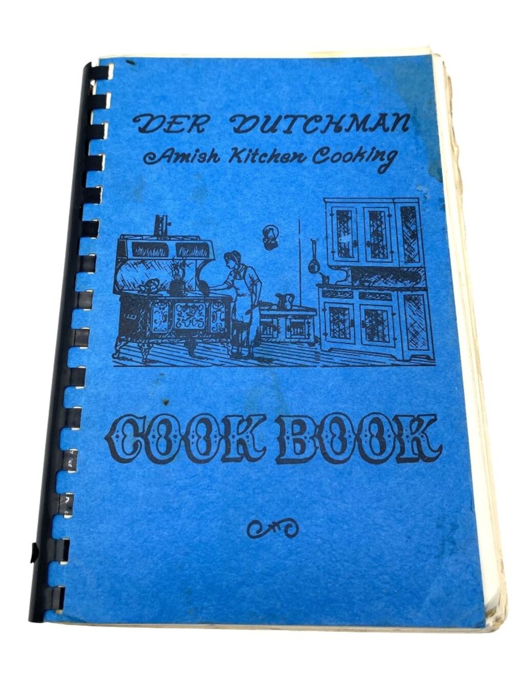 Der Dutchman Amish Kitchen Cooking Cookbook Walnut Creek, Ohio Vintage 1973